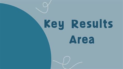 what is a key result